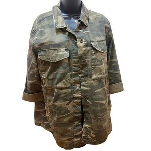 Topshop Women’s Camouflage Jacket
